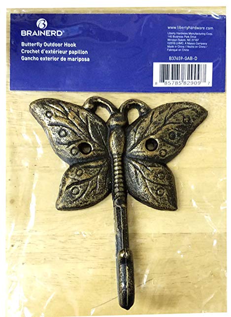 Butterfly outdoor hook